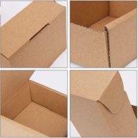 Caja de Envío de Cartón Corrugado con Recubrimiento UV e Impresión a Cuatro Colores, Precio de Fábrica, Logotipo Personalizado, para Empaque de Ropa y Zapatos