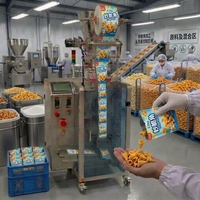 Machine d'emballage automatique de sel et de sucre, machine de remplissage et de scellage de sachets de granulés, machine VFFS en acier de qualité alimentaire