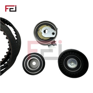 Kit de courroie de distribution FEI de haute qualité en acier et caoutchouc pour <span class=keywords><strong>Opel</strong></span> 1.4/1.6/1.8 Chevrolet VW, nouveau tendeur K015499XS, garantie 12 mois - Product Image 2
