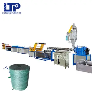 Type de four chaud équipement d'extrudeuse de ficelle agricole PP déchirant Film presse à balles corde faisant la machine extrudeuse de ruban plastique