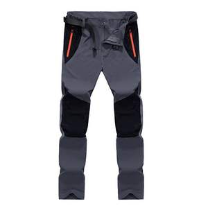 <span class=keywords><strong>Pantalon</strong></span> d'été pour hommes à séchage rapide en plein air extensible respirant escalade sport décontracté <span class=keywords><strong>randonnée</strong></span> pêche rapide taille moyenne devant plat - Product Image 2