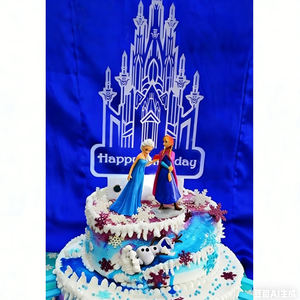 Personnalisez le design pour votre propre style avec un dessus <span class=keywords><strong>de</strong></span> gâteau en acrylique découpé au laser et des décorations <span class=keywords><strong>de</strong></span> gâteau éclairées pour le mariage - Product Image 2