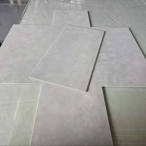 Planche de <span class=keywords><strong>sol</strong></span> <span class=keywords><strong>vinyle</strong></span> hybride SPC à clipser, motif marbre <span class=keywords><strong>gris</strong></span> pierre, 5mm 6mm, pour projets - Product Image 1