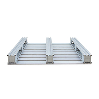 Produit breveté de palette en métal de conception ultra-mince 1-5 tonnes palette en acier polyvalente robuste structure en acier plateau plat en fer