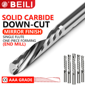 Fresa a taglio obliquo BEILI in carburo monoblocco con codolo da 3,175 mm per MDF, acrilico, PVC, legno, plastica, <span class=keywords><strong>router</strong></span> CNC - Product Image 2
