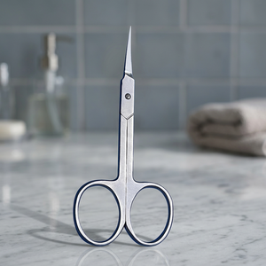 Ciseaux de manucure en acier inoxydable, ciseaux à pointe fine, ciseaux à cuticules courbés et tranchants - Product Image 2