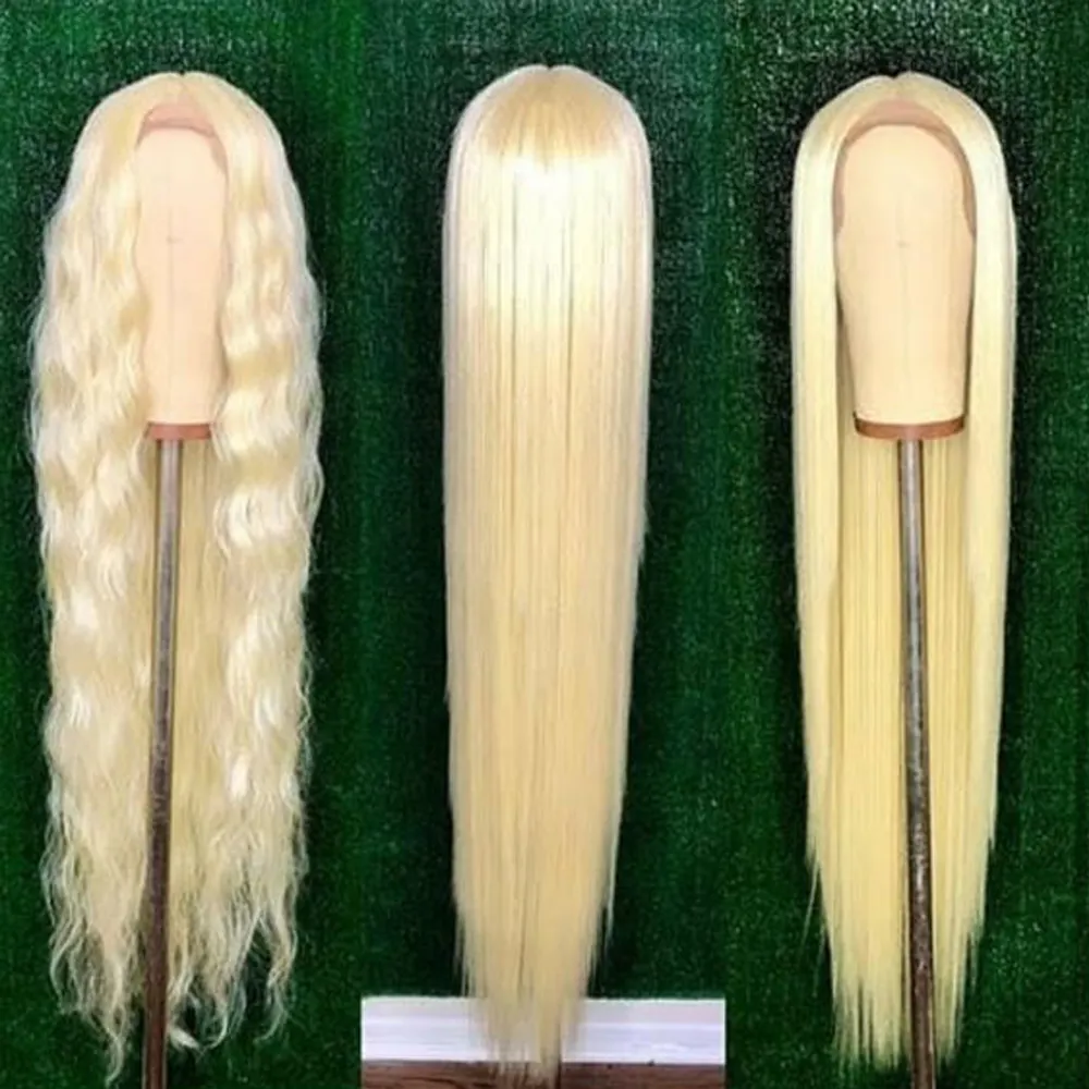 JP 613 Blonde 4*4 Closure Wigs Vendors,Wholesale Cheap Blonde 613 Human Hair Closure Wig,613 Raw Indian Hair Wig For Black Women