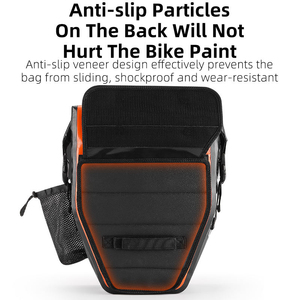 Sacoche de Selle Arrière Double pour Vélo Longue Distance 50L Imperméable avec Logo Réfléchissant pour Voyage en Extérieur - Product Image 3