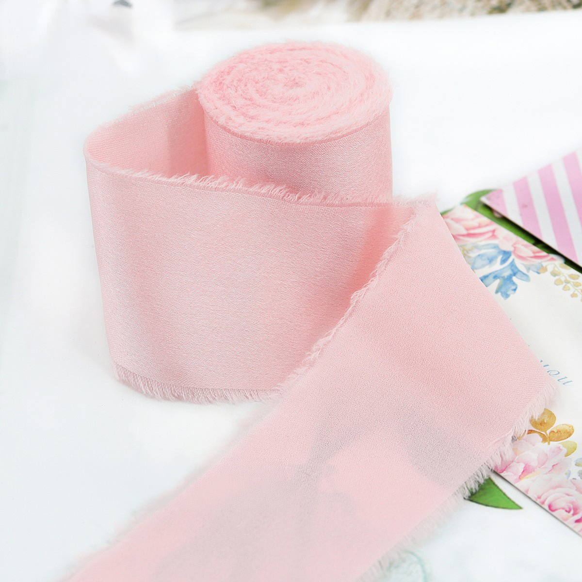 Pink-4cm, 5 Yards/roll