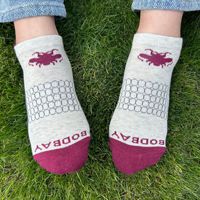 Chaussettes de course pour homme Bioserica Era, chaussettes de sport, chaussettes basses rembourrées, respirantes, en coton, chaussettes de sport courtes