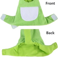 Vêtements d'été de luxe en gros pour oiseaux de compagnie : Adorable costume de cosplay grenouille pour pigeon/cacatua/papillon (hoodie)