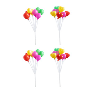Cute Colorful Mini Plastic Crafts Miniature <b>Balloon</b> Ornaments for Fairy Garden Terrarium Cake Decoration Dollhouse Accessories - Product Image 5