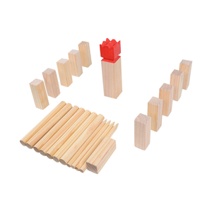 Juego de Kubb de Madera para Lanzar, Juego de Interior y Exterior para Adultos y Familias, <span class=keywords><strong>Ajedrez</strong></span> <span class=keywords><strong>Vikingo</strong></span>, Juegos de Jardín con Bolsa de Transporte - Product Image 3