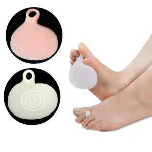 Almofadas de gel para os pés, almofadas de silicone para metatarso, esfera de alívio da dor, para inserções de sapatos