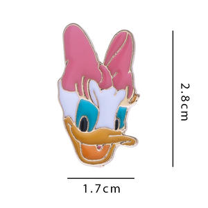 Zy3180c क्लासिक कार्टून चरित्र बैज व्यक्तित्व ब्रोच y सजावटी बैकपैक कपड़े बैज लैपल पिन कस्टम धातु बैज - Product Image 4