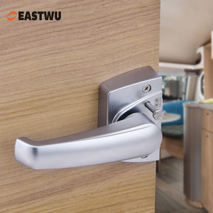 Karavan RV tuvalet tuvalet banyo yatak odası mat siyah kapı aksesuarları kolları kolları kolu kilitleri - Product Image 3