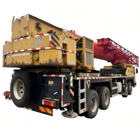 Grues de camion d'occasion largement utilisées, capacité de levage 35 tonnes, matériel et véhicules de construction d'occasion, grue mobile robuste