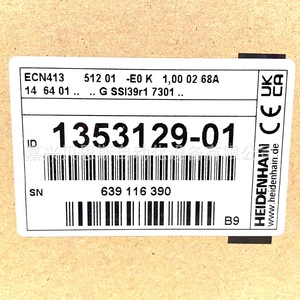Heidenhain EcN413 512 EnDat Absolute Encoder 1353129-01 Rotary For <b>Elevator</b> - Product Image 1