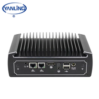 PC Industrial Sin Ventilador Personalizable OEM/ODM con Core I3 de 10.ª Generación, M.2 DDR4, LAN Dual de 2.5G, Certificación CE RoHS, Señalización Digital, Nuevo