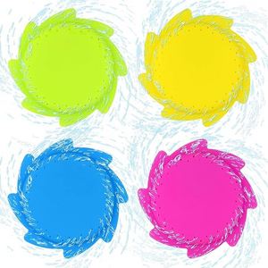 Disques de jeu aquatiques en silicone pour l'été, jouets de projection d'eau, absorption d'eau, jeu de plein air pour pelouse et plage, disques volants pour enfants et adultes - Product Image 2