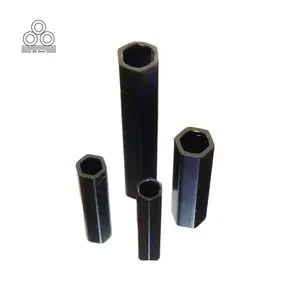 BK marque tube en acier hexagone hexagonal interne tube de tuyau en acier de forme octogonale pour pièces de machines meilleur prix