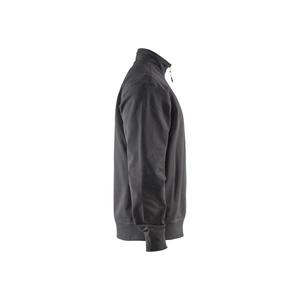 BLAKLADER - 336911589800M <b>Sweatshirt</b> with half zip Dark grey - EAN 7330509605226 <b>WORK</b> HOODIES - Product Image 3