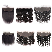 Extensiones de Cabello Humano Invisible Ultrafino de Grado 10A, Cierre Suizo 13x4, Ondulado Profundo, Paquetes Transparentes 13x6 con Frontal de Encaje HD para Venta al por Mayor