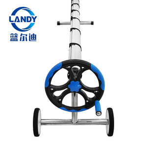 Enrouleur de bâche de <span class=keywords><strong>piscine</strong></span> hors sol en acier inoxydable 2026, support durable, capacité de charge 40 kg, pour bâche solaire - Product Image 3