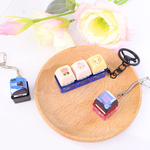 Biểu Tượng Tùy Chỉnh Anime Phong Cách Nhựa Keychain Bàn Phím Nút Keycaps Với Căng Thẳng Thiết Bị Chuyển Mạch Fidget Clicker Keyring - Product Image 2