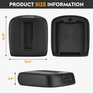 Reposabrazos para Consola Central Chevrolet GMC 15217113 19328722 con Soporte de Almacenamiento Negro - Product Image 3