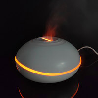 Diffuseur de Parfum Luxe à Flamme Machine, Humidificateur et Diffuseur d'Arômes Électrique pour Maison, 200 ml