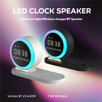 Nouveautés, haut-parleur Bluetooth portable sans fil avec son surround stéréo 3D, avec lumières RGB sportives