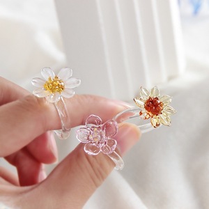 Boshan mariposa cristal joyería anillo de cristal y girasol artesanía <span class=keywords><strong>Netflix</strong></span> nicho <span class=keywords><strong>regalo</strong></span> para novia objetos decorativos - Product Image 4