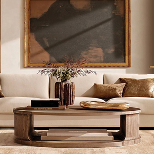 RH Baron Bàn cà phê, sự lựa chọn của vòng hoặc hình chữ nhật thiết kế, hiện đại rắn gỗ Nordic phong cách bảng trong ánh sáng gỗ kết thúc - Product Image 1