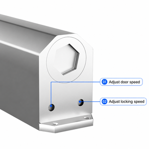 Ferme-<span class=keywords><strong>porte</strong></span> hydraulique à rail coulissant robuste et réglable pour portes coupe-feu, sécurisées, résidentielles et commerciales - Product Image 6