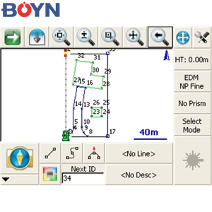 Estação <span class=keywords><strong>Total</strong></span> de Alta Precisão RTS010 com Medição de Ângulo de 1° - Product Image 3