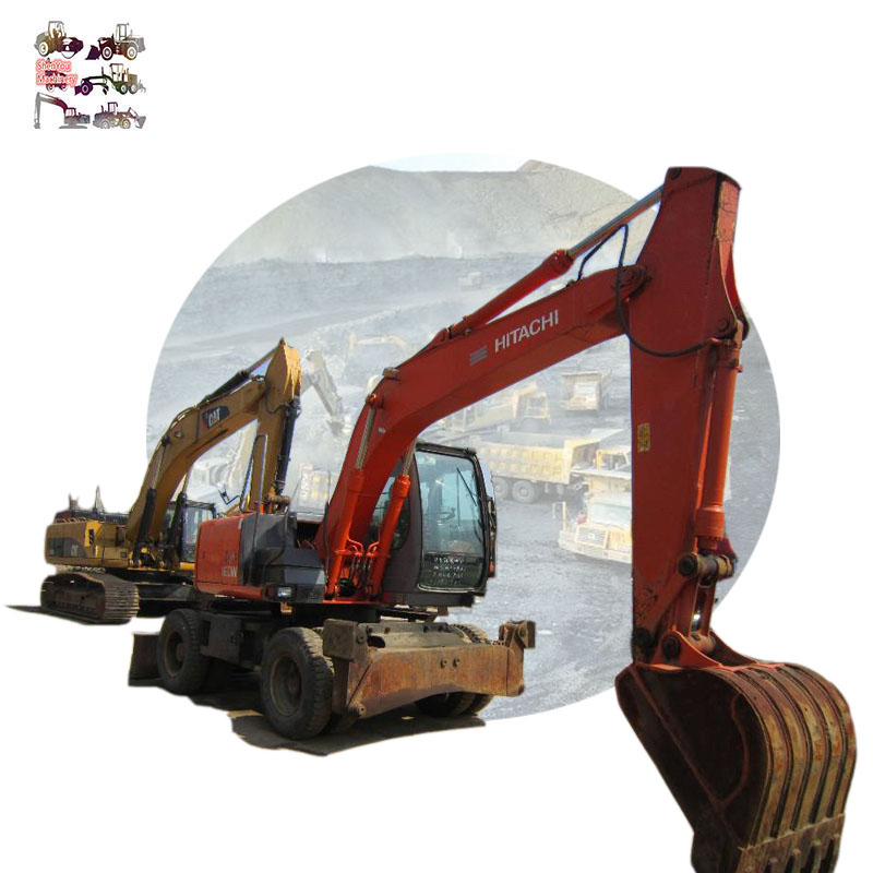 Japan Made Used Hitachi ZX 160W Wheel Excavator - Hydraulic