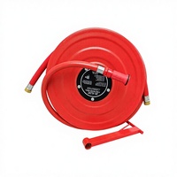 Kit complet de dérouleur de tuyau d'incendie Hong'an avec support et lance, équipement industriel de lutte contre l'incendie pour la construction