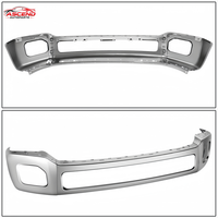 Nouvel ensemble de pare-chocs avant pour F250 F350 Super Duty 2011-2016, barre frontale en acier chromé de remplacement avec trous pour phares antibrouillard, fixation par boulons