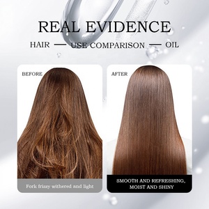 Suero reparador para el cabello ENZO de 100ML, aceite de queratina, vitamina <span class=keywords><strong>E</strong></span>, suero <span class=keywords><strong>Natural</strong></span> para el crecimiento del cabello profundamente nutritivo para cabello dañado - Product Image 3