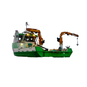 Grue hydraulique portuaire robuste avec rotation à 360° °   Rotation pour le chargement de navires de marchandises en vrac - Product Image 1