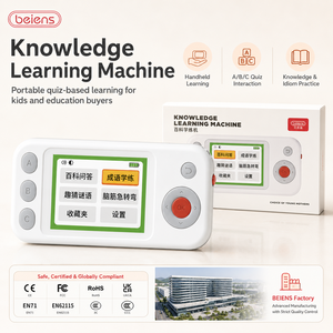 Prêt à être expédié : Machine <span class=keywords><strong>de</strong></span> jeu <span class=keywords><strong>de</strong></span> quiz pour enfants beiens ZN90, 5000 questions, connaissances générales, jeu éducatif portable, en stock - Product Image 1