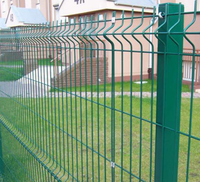 Grilles de clôture de sécurité en treillis métallique 3D en fer galvanisé de 6 pieds, portails anti-UV résistants au vent, haute résistance, modèle de clôture de sécurité domestique