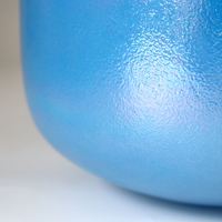 Sky Blue Pearlescent Thick-walled Crystal Bowl Wave Light Meditation Heart Sound Healing Slow Rhythm Percussion Instrument
