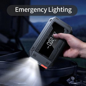 Démarreur de voiture multifonctionnel avec compresseur d'air, <span class=keywords><strong>batterie</strong></span> de 10000 mAh, gonfleur de pneus numérique 150 PSI, <span class=keywords><strong>batterie</strong></span> externe - Product Image 6