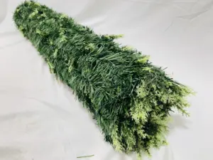 Clôture d'herbe artificielle Offre Spéciale panneaux d'aiguilles de pin haie artificielle clôture toile de fond mur d'herbe nouvel écran de conifères