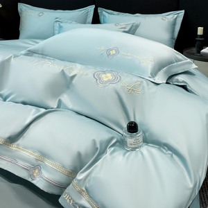 2026 A클래스 양면 장섬유 순면 4피스 침구세트 순면 항균 진드기방지 사계절용 - Product Image 2