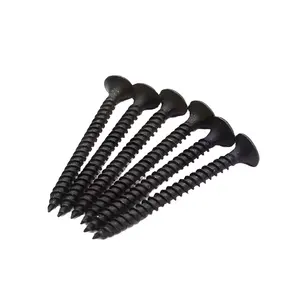 Factory-Direct 8.8 Coarse Drywall Screws ANSI/ASTM & DIN Compliant Black HQ Zinc Oxide Finish Chinese Inch Steel Screws