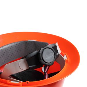 Helm Keselamatan tipe 1, helm keselamatan Kelas G penguatan pita industri konstruksi kerja cangkang PE teknik topi keras dengan lubang bernapas - Product Image 2
