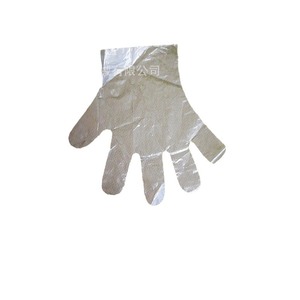 Disposable thickened kitchen gloves, dishwashing gloves, crayfish gloves, PE <b>film</b> manufacturer, in stock, waterproof. - Product Image 1
